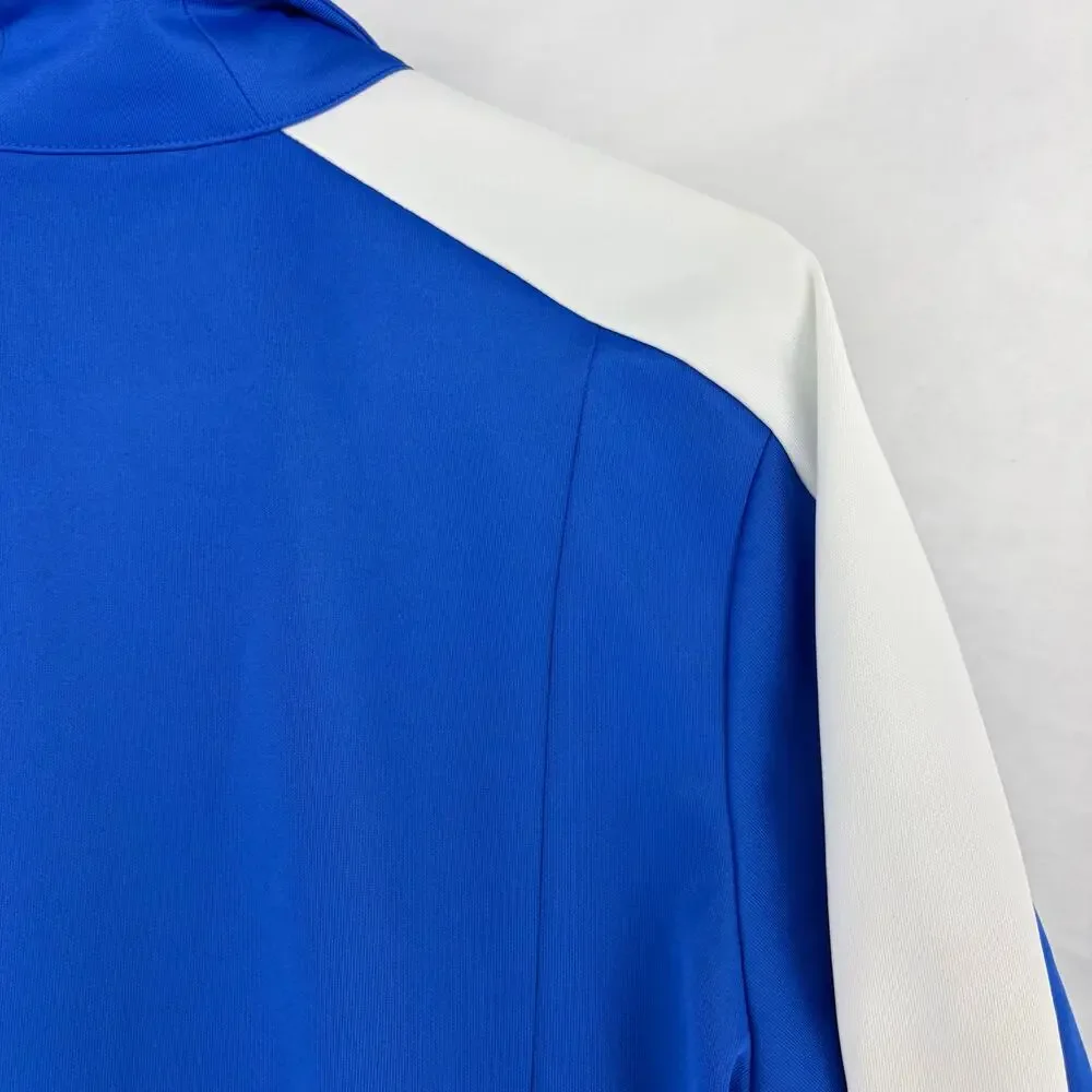 Jordan Full-Zip Track Jacket Blue White Size Small